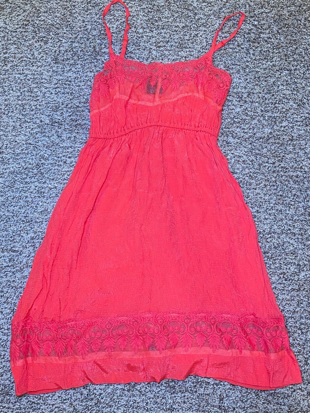 Urban Behavior Red Lace Trim Camisole